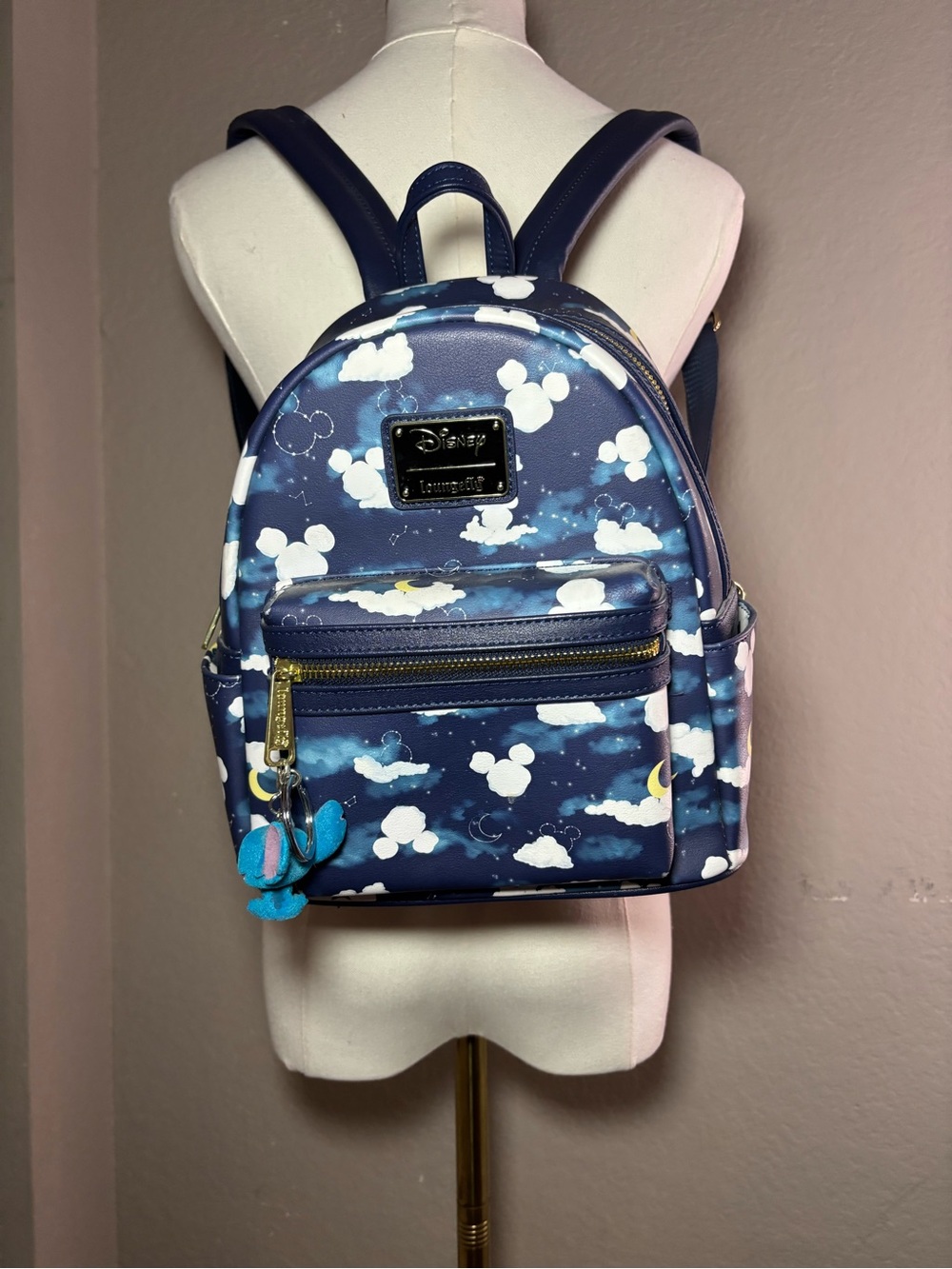 Loungefly Disney Kids Backpack - Navy and White